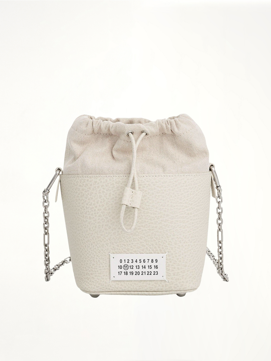 Small 5AC Bucket Bag in Greige