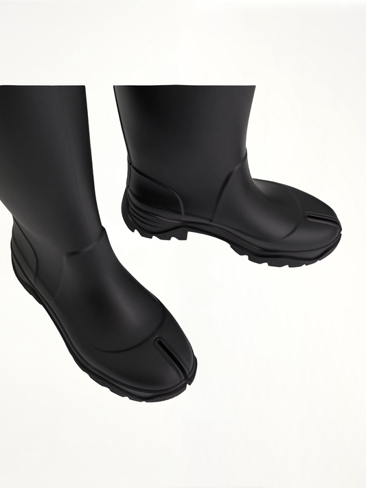 Tabi Rain Boots in Black