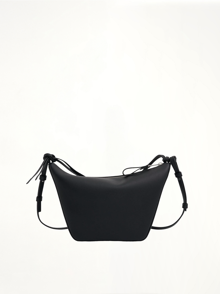 Mini Hammock Hobo Bag in Classic Calfskin in Black