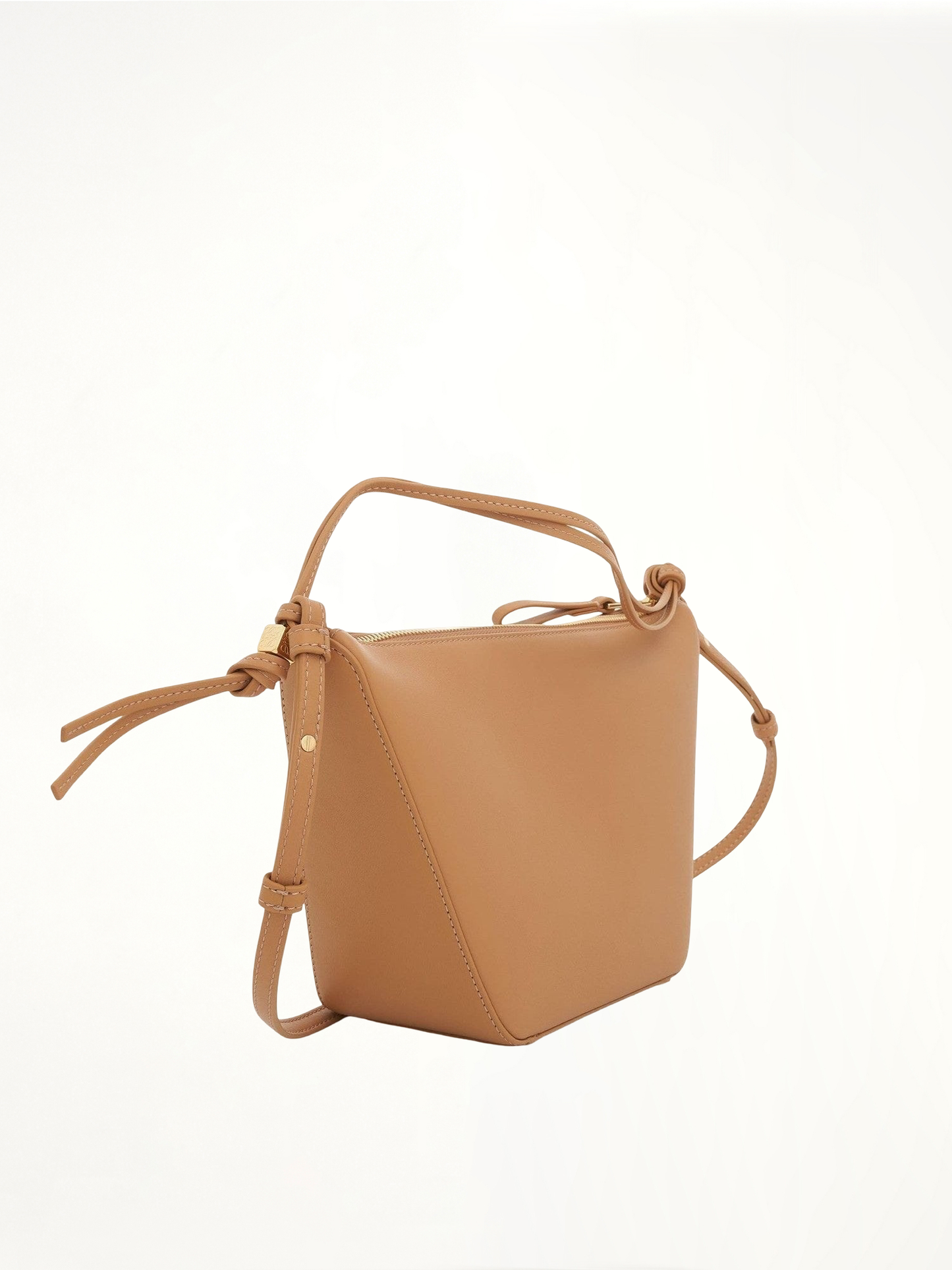 Mini Hammock Hobo Bag in Classic Calfskin in Warm Desert
