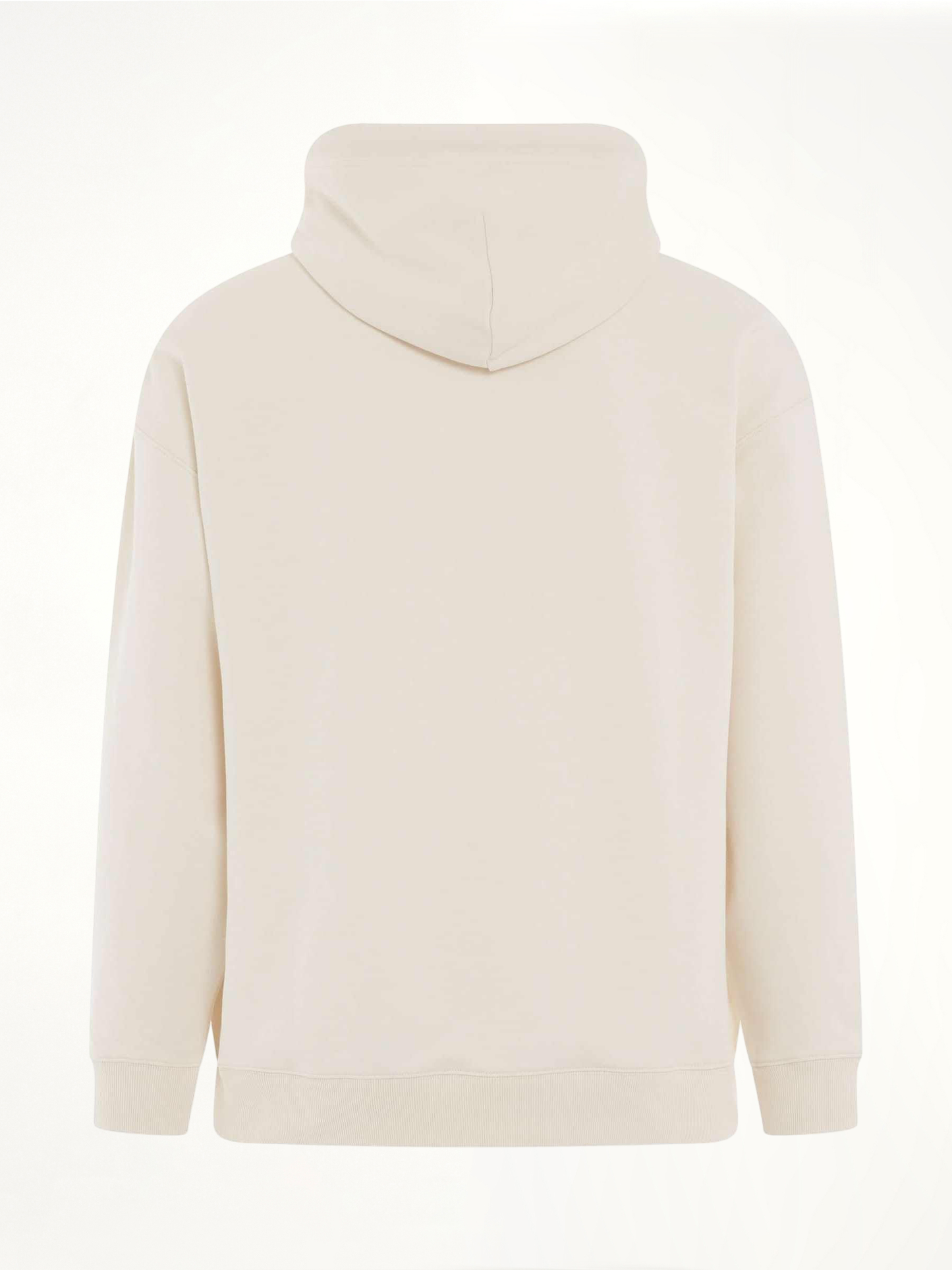 Anagram Patch Pocket Hoodie in White Ash