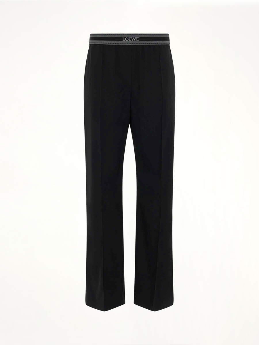 Logo Trousers in Black