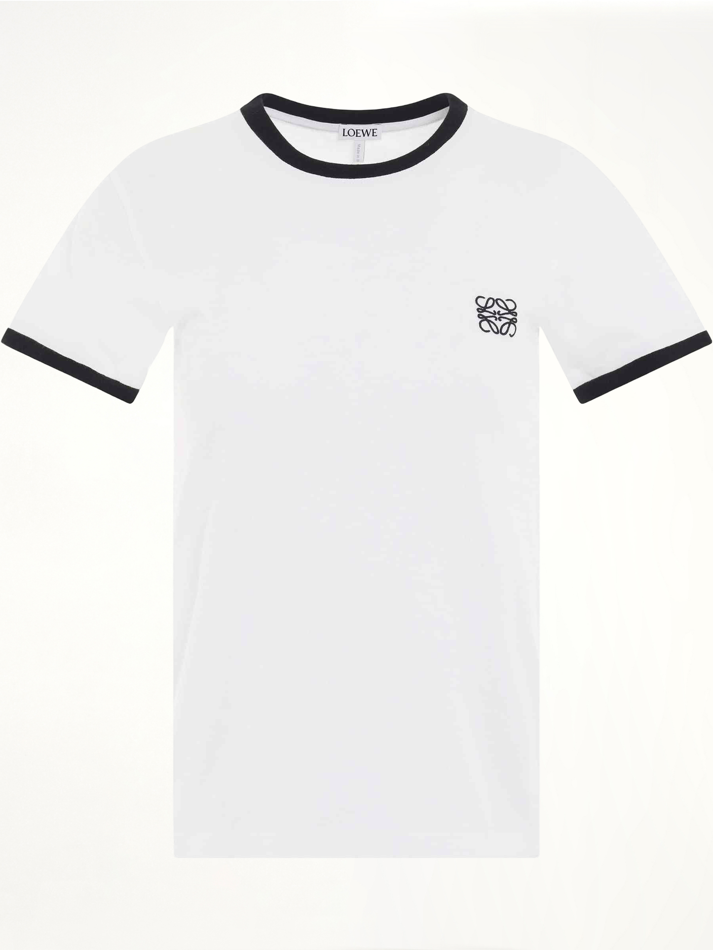 Anagram T-Shirt in White/Black