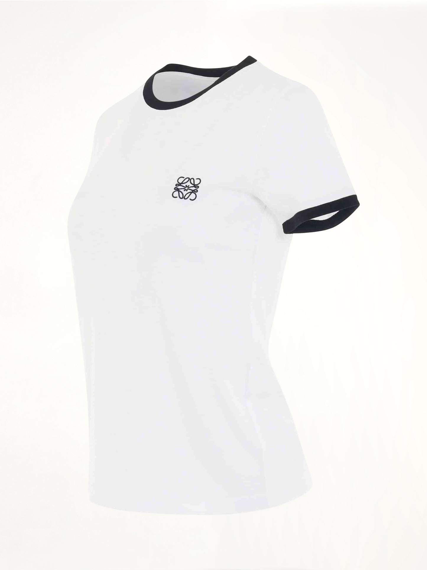 Anagram T-Shirt in White/Black