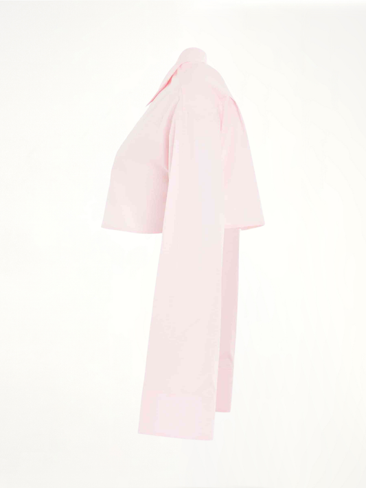 Cropped Shirt in Cotton Candy