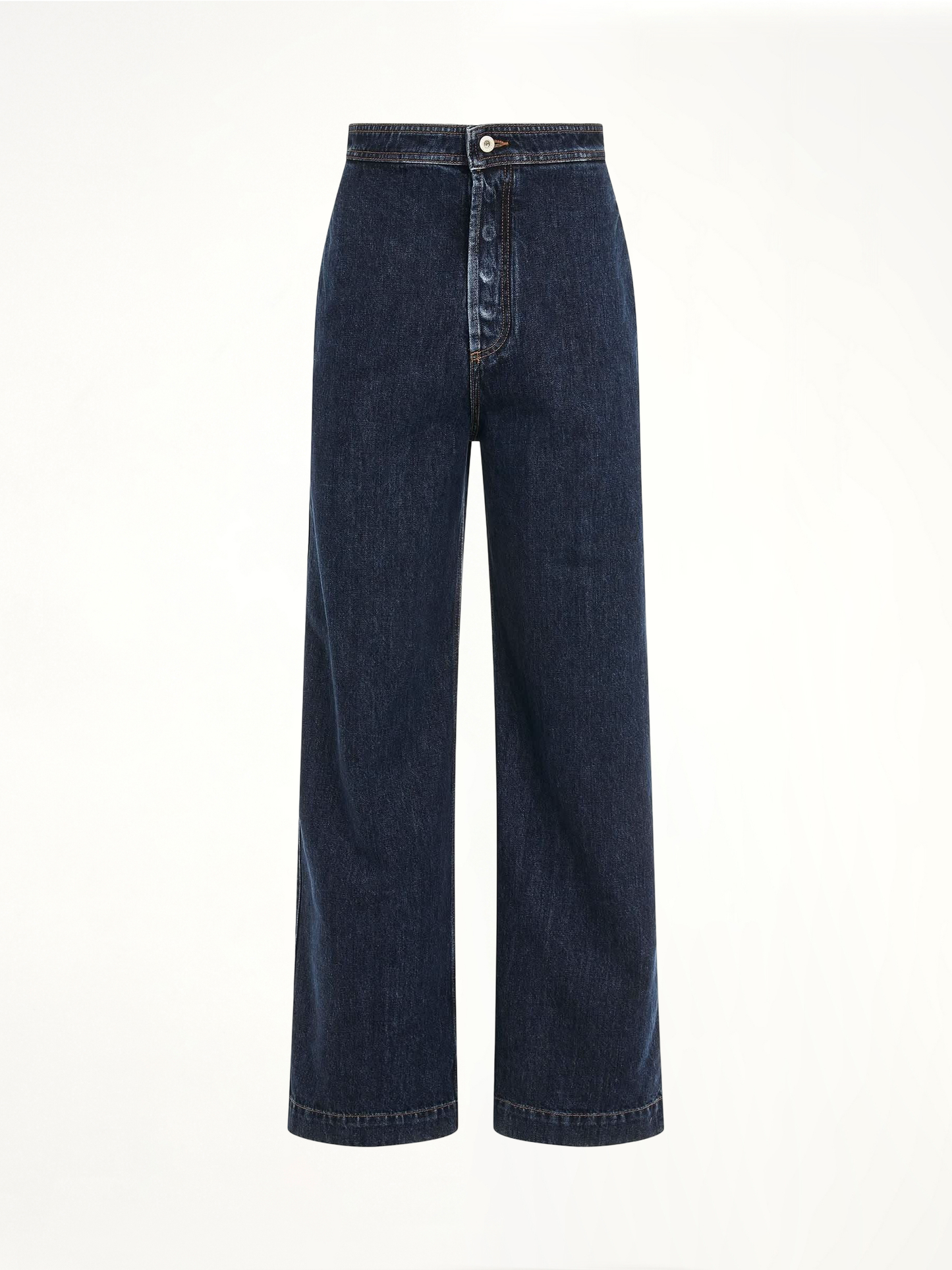 High Waisted Jeans in Raw Denim