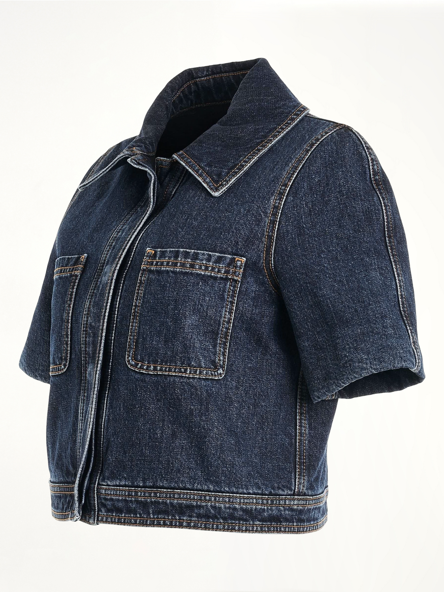 Reproportioned Denim Jacket in Raw Denim