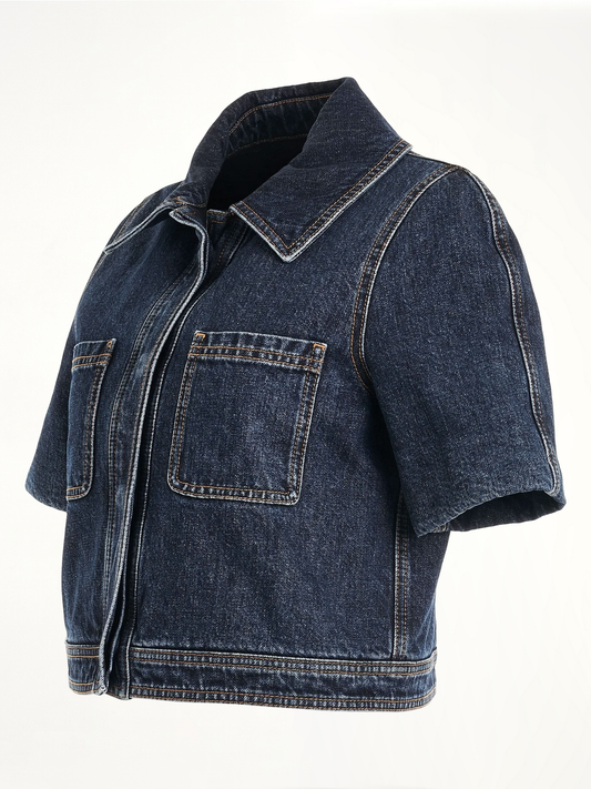 Reproportioned Denim Jacket in Raw Denim