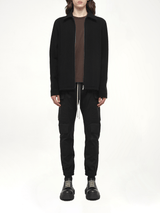 Wool Brad Jacket in Black
