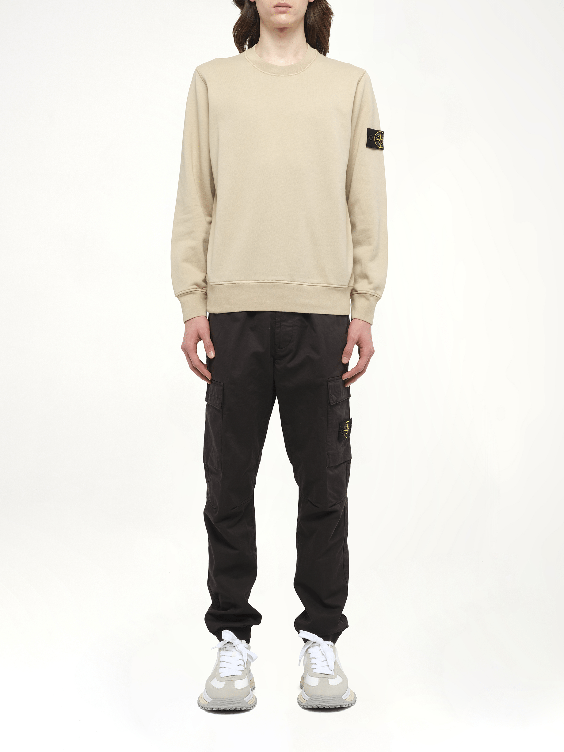 610006 Cotton Fleece Sweatshirt in Desert