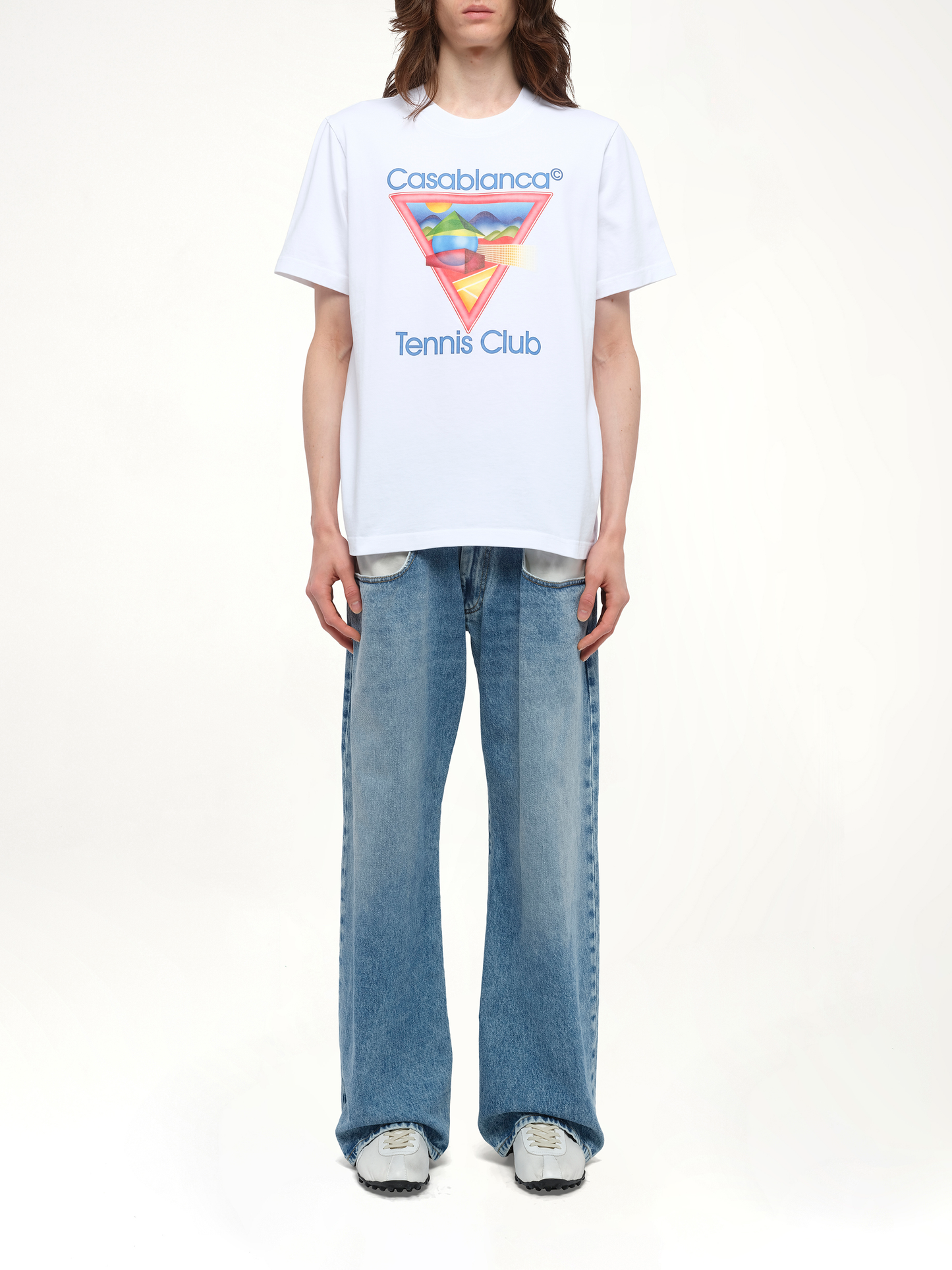 Tennis Club Icon T-Shirt in White