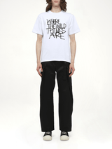 WHERE THE WILD THINGS ARE Logo T-Shirt in White