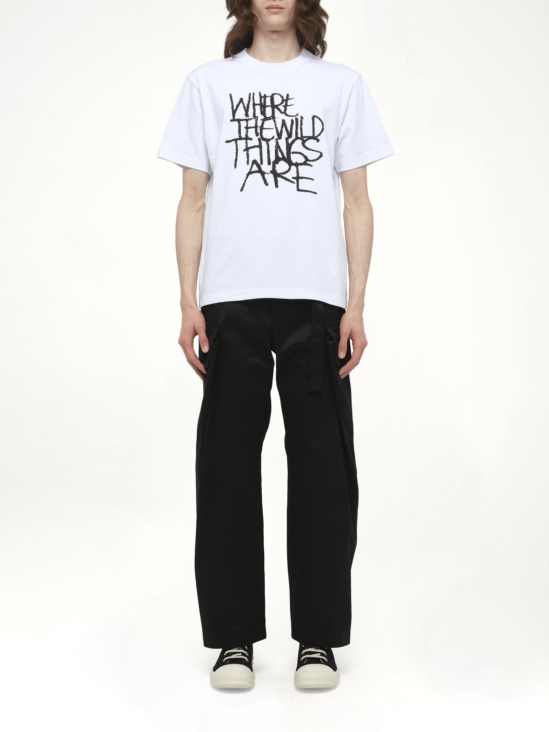 WHERE THE WILD THINGS ARE Logo T-Shirt in White