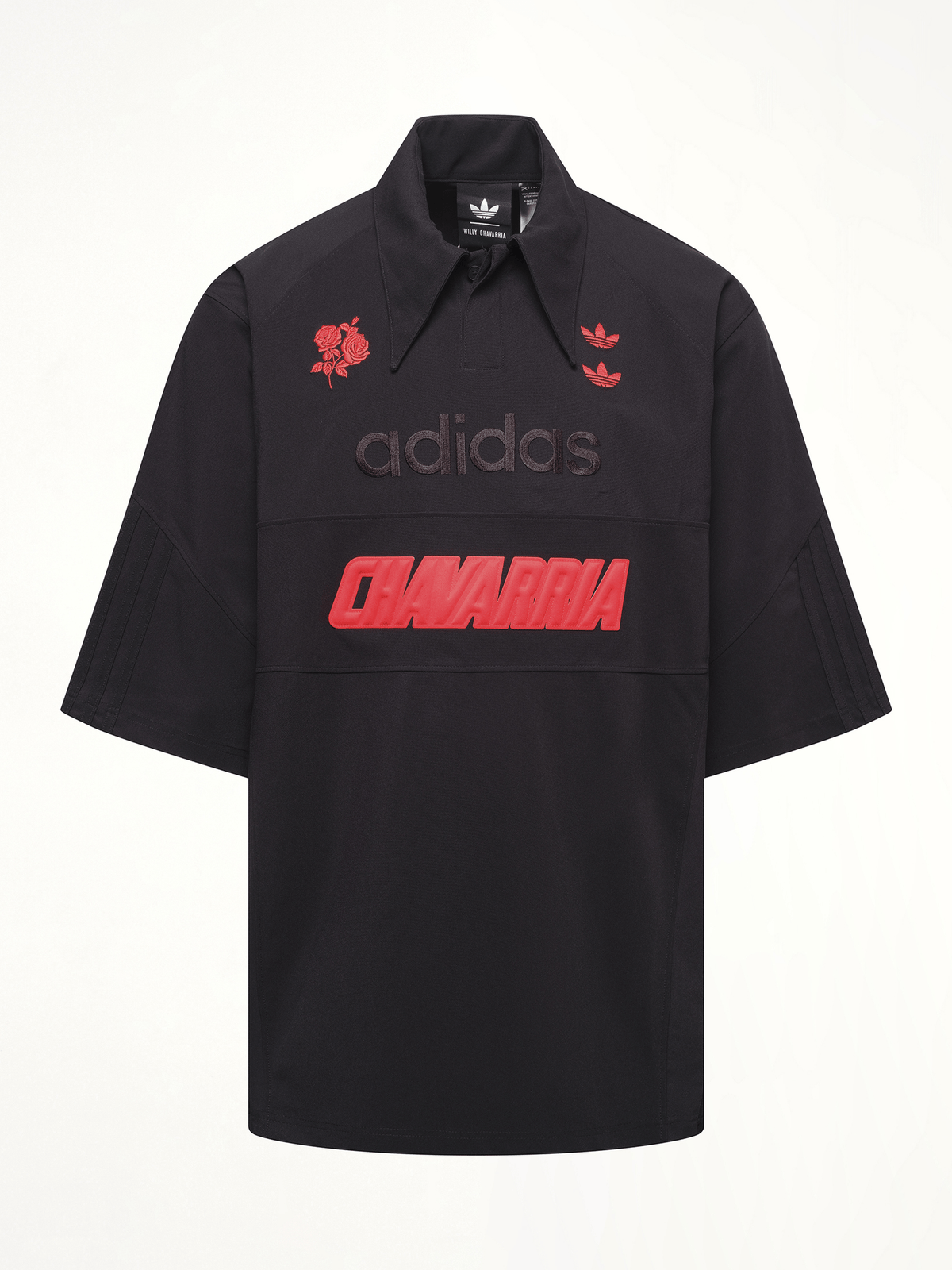 Willy Chavarria Adidas X Chavarria Polo in Black