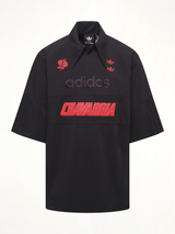 Willy Chavarria Adidas X Chavarria Polo in Black