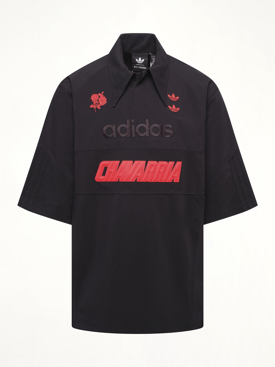 Willy Chavarria Adidas X Chavarria Polo in Black