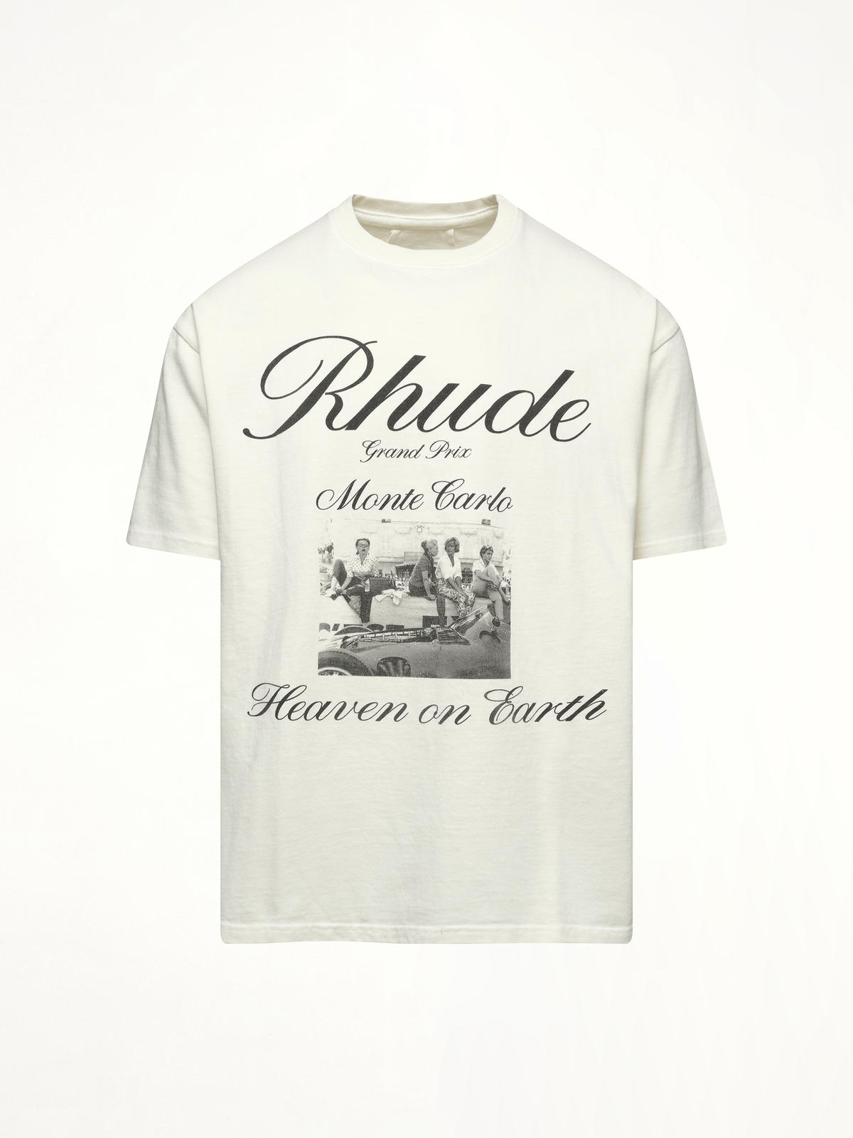 Rhude Heaven on Earth T-Shirt in Vintage White