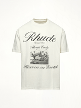 Rhude Heaven on Earth T-Shirt in Vintage White