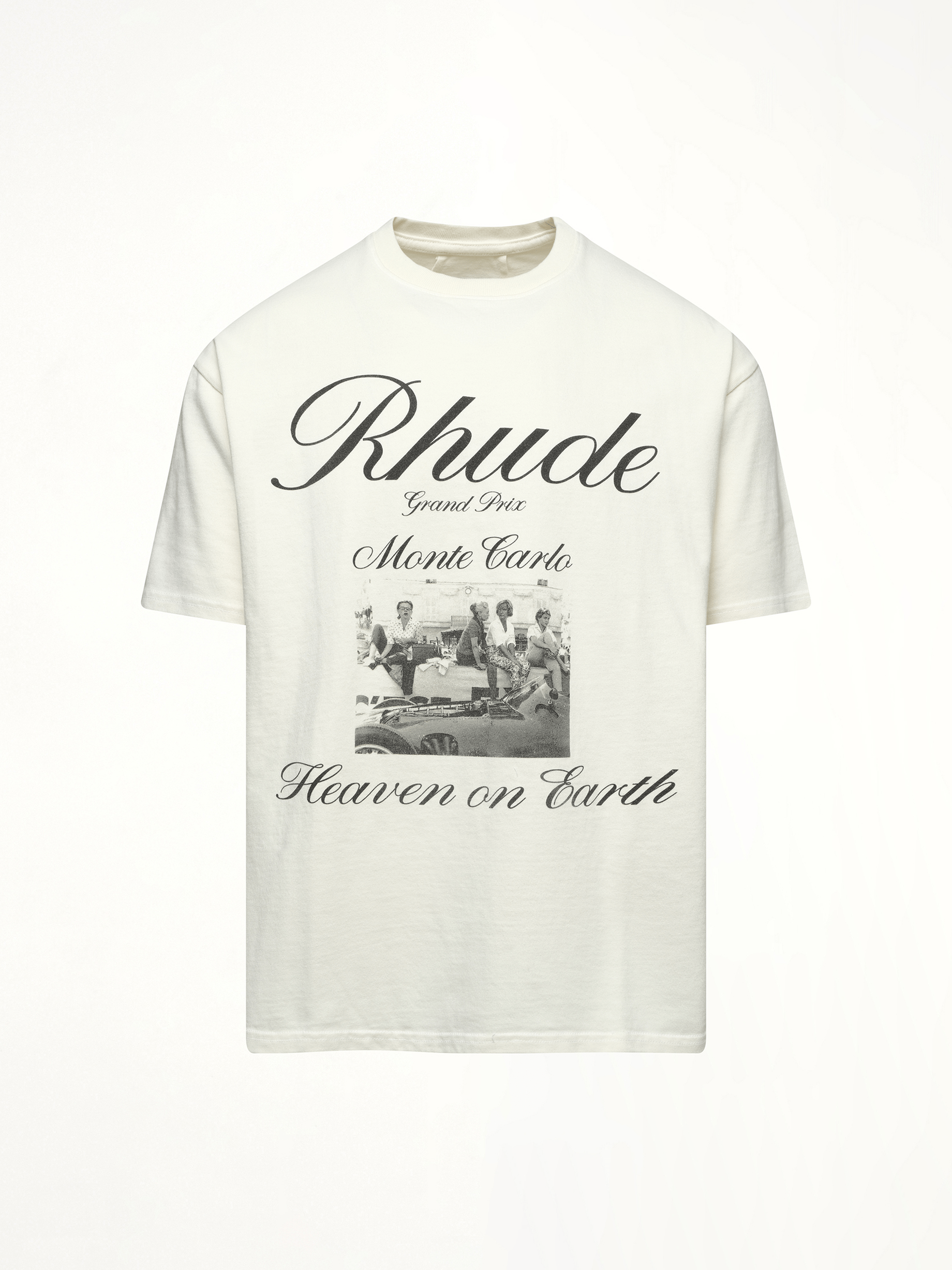 Rhude Heaven on Earth T-Shirt in Vintage White