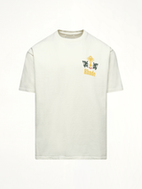 Rhude Rhude Tabaco T-Shirt in Vintage White