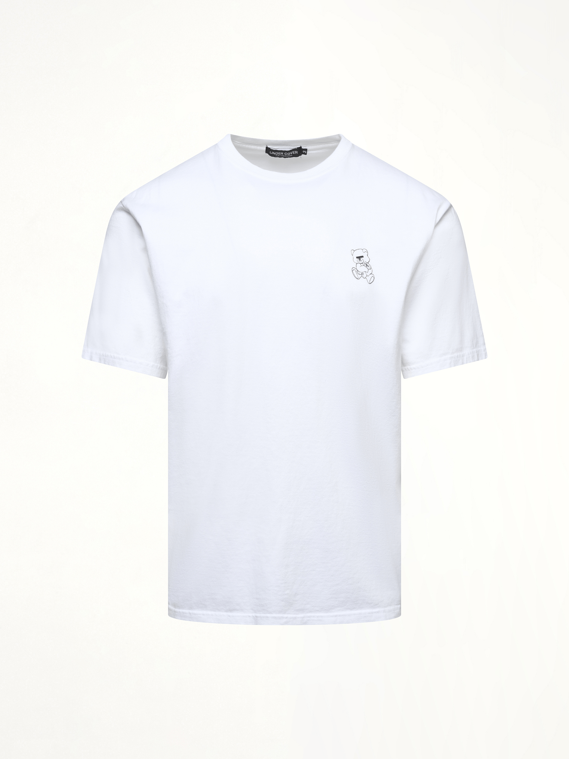 Undercover Small Teddy Bear Printed T-Shirt in White