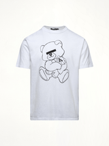 Undercover Teddy Bear Printed T-Shirt in White