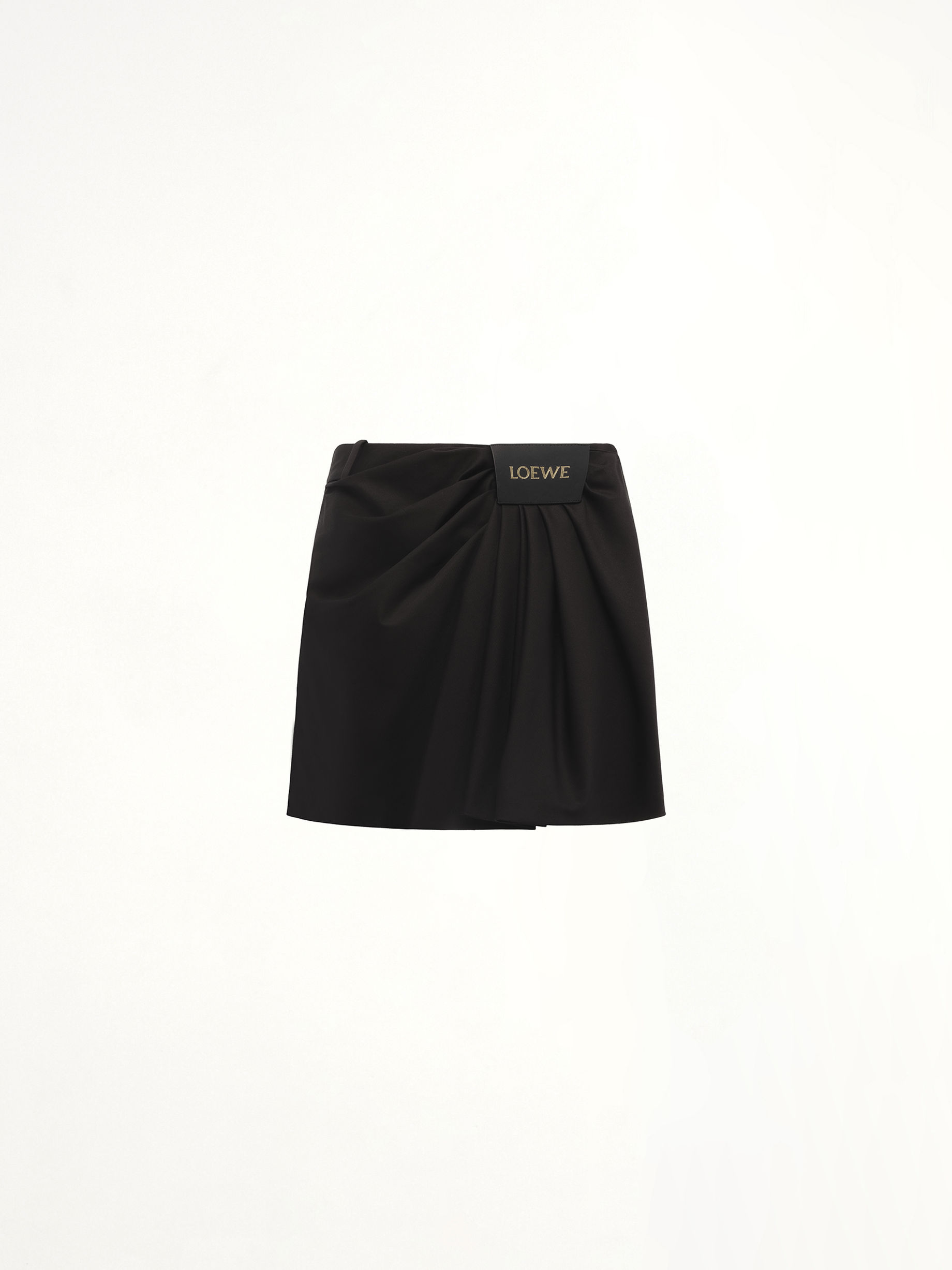 Loewe Draped Skirt in Black