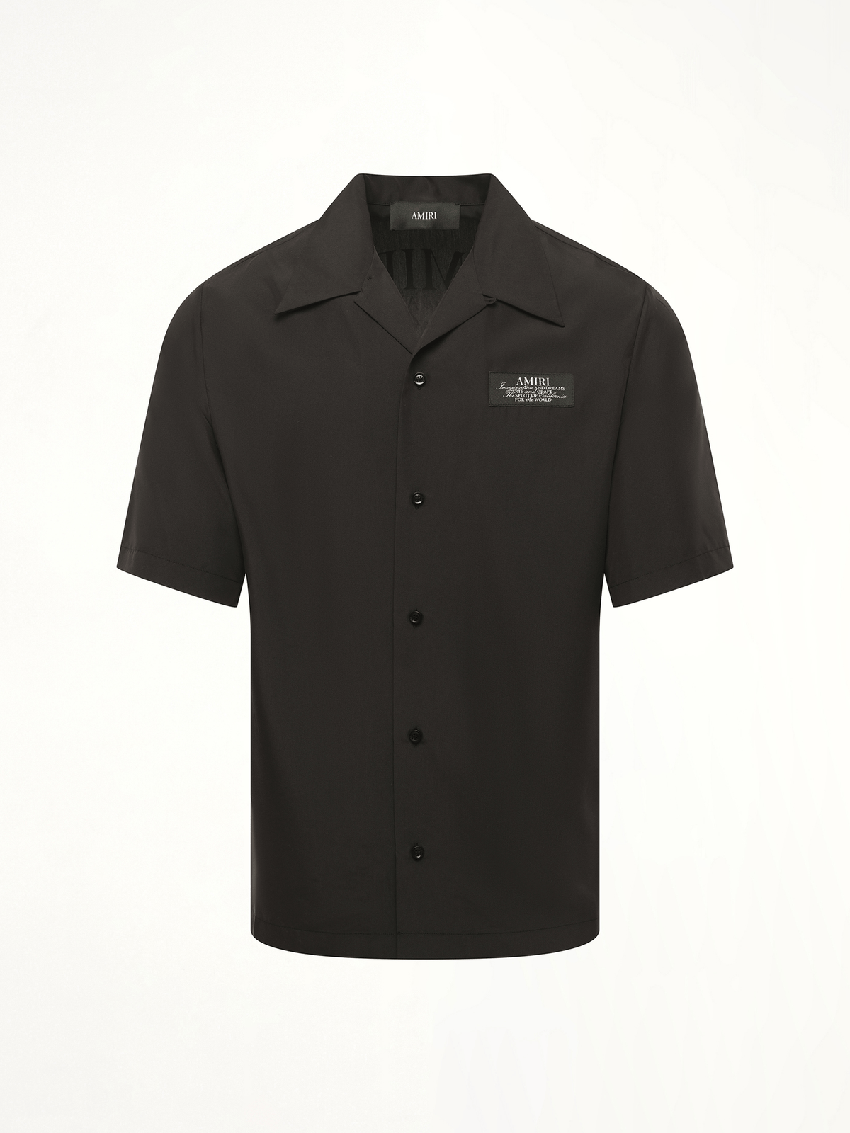 Amiri Spirit Bowling Shirt in Black