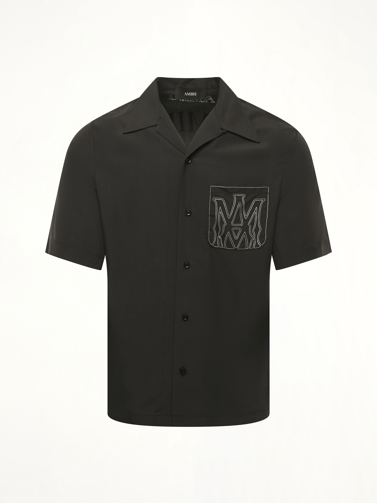 MA Outline Bowling Shirt in Black