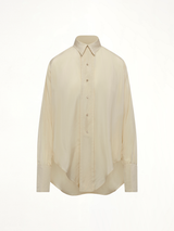 Long-sleeved Shirt in Almond