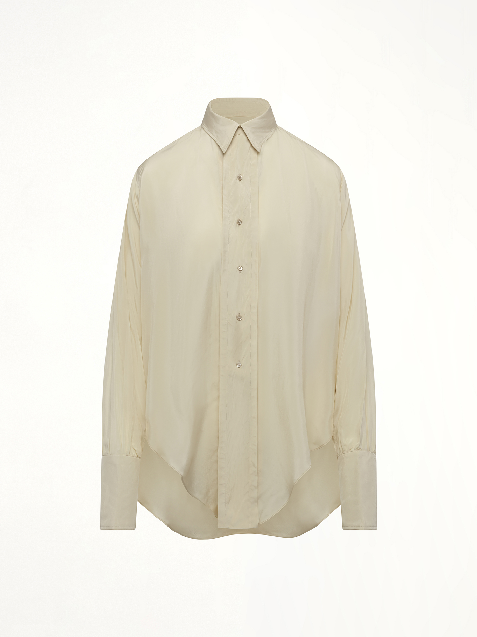 Long-sleeved Shirt in Almond