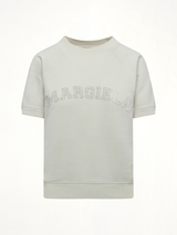 Margiela Short Sleeve Sweatshirt in Butter