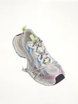 3XL Sneaker in White/Red/Blue Top View | BALENCIAGA