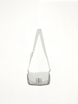 Small BB Soft Flap Bag in Optic White