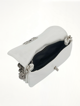 Small BB Soft Flap Bag in Optic White