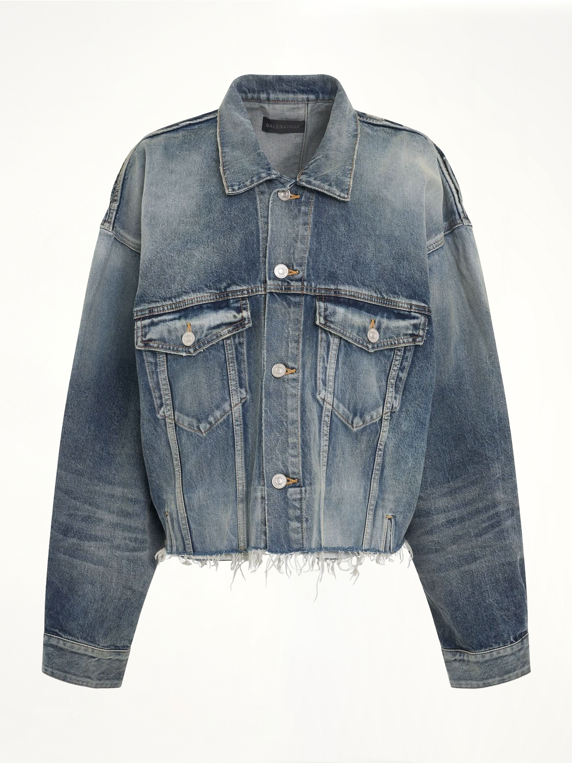 Deconstructed Jacket in Pale Blue