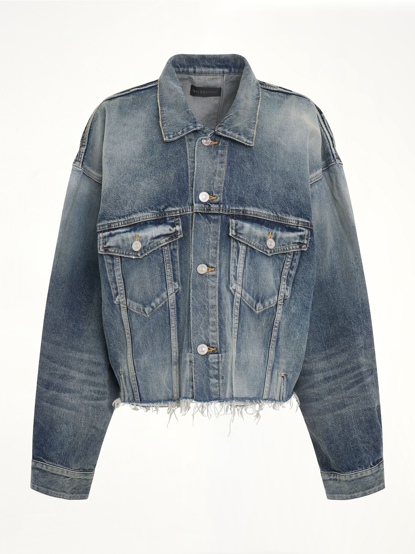 Deconstructed Jacket in Pale Blue