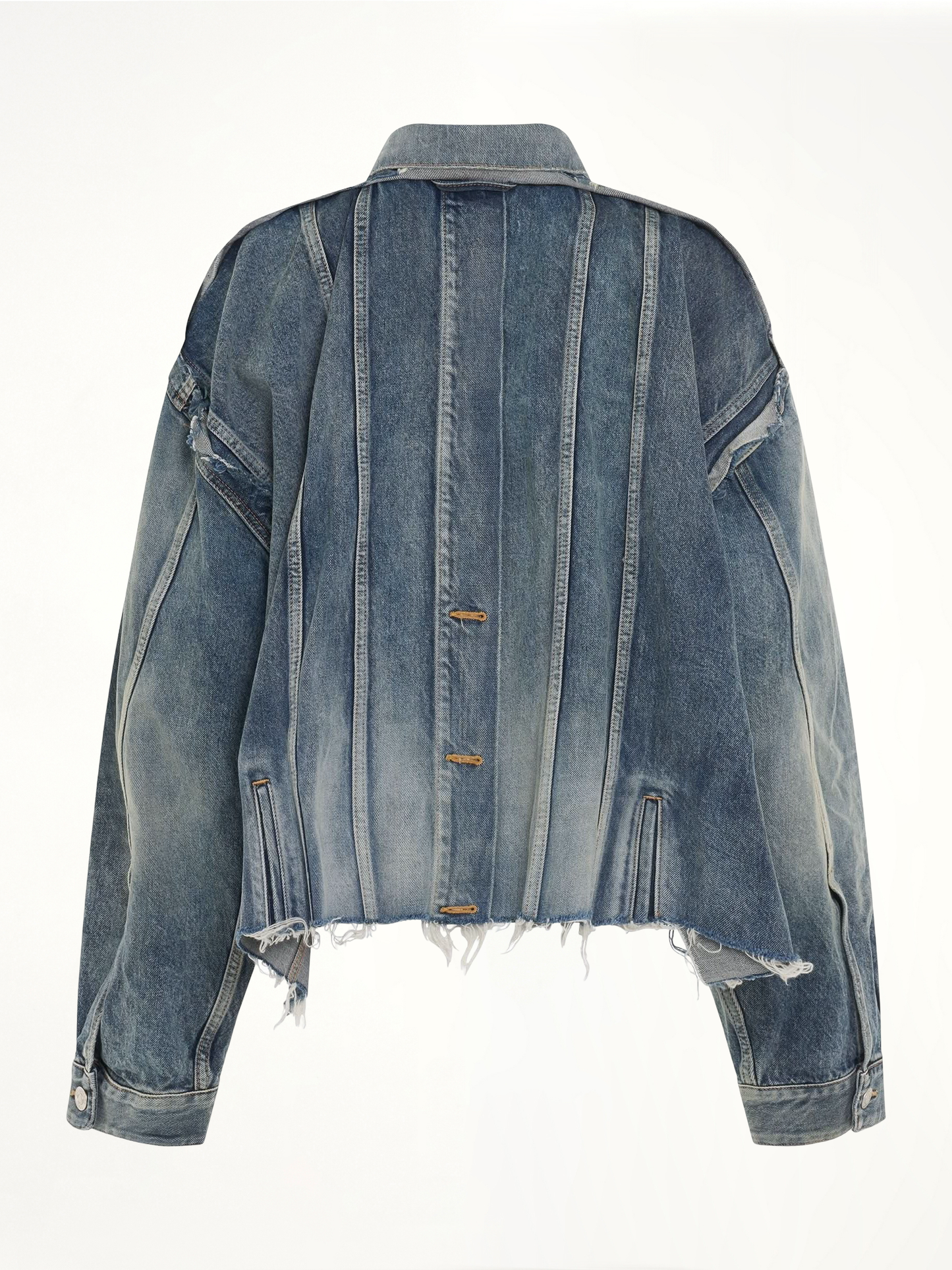 Deconstructed Jacket in Pale Blue