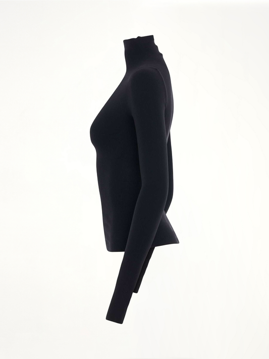 Turtleneck Sweater in Black