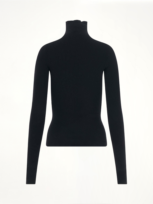 Turtleneck Sweater in Black