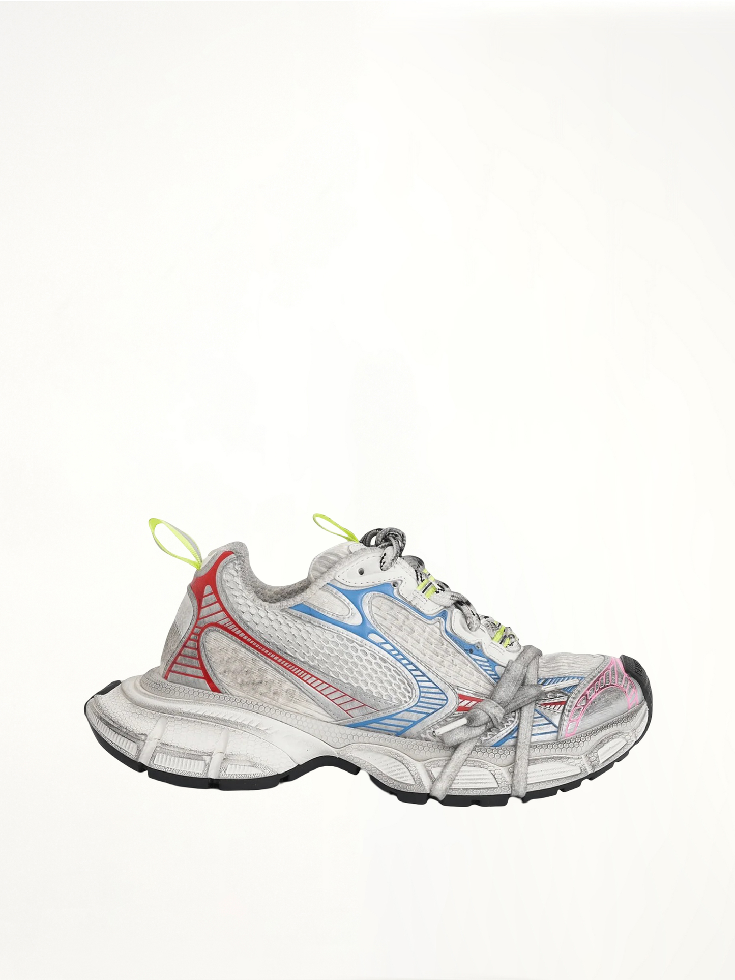 3XL Sneakers in White/Red/Blue