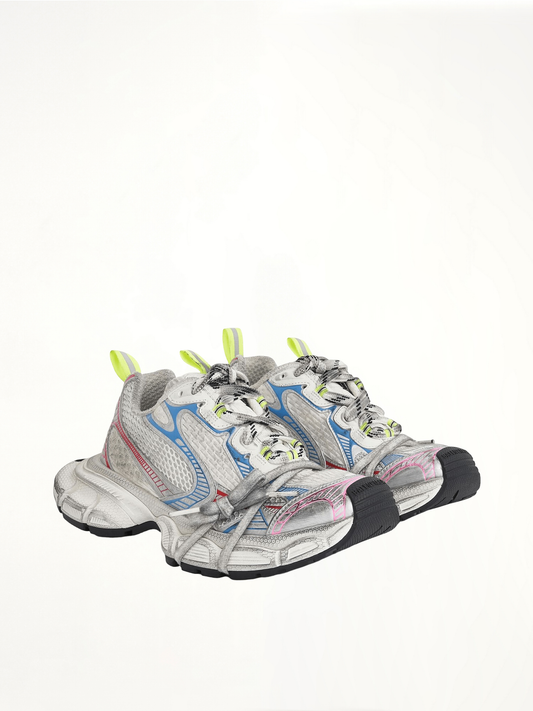 3XL Sneakers in White/Red/Blue