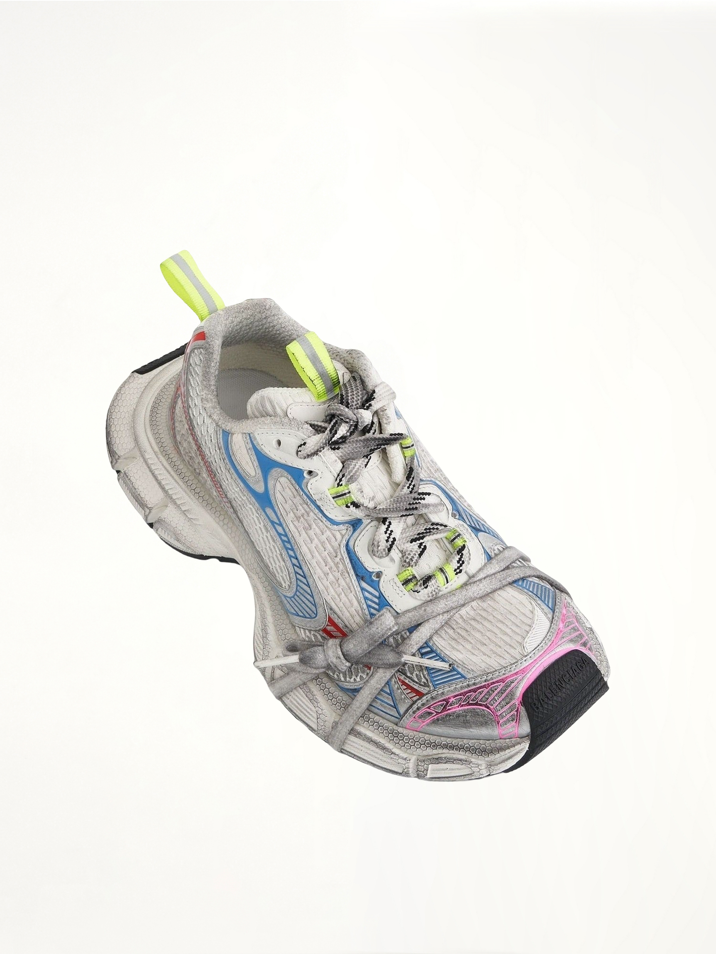 3XL Sneakers in White/Red/Blue