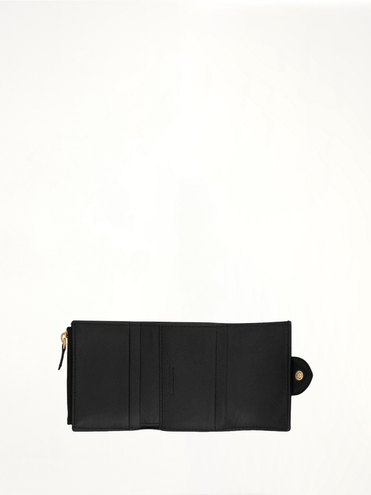 Le Compact Bambino Leather Pouch in Black