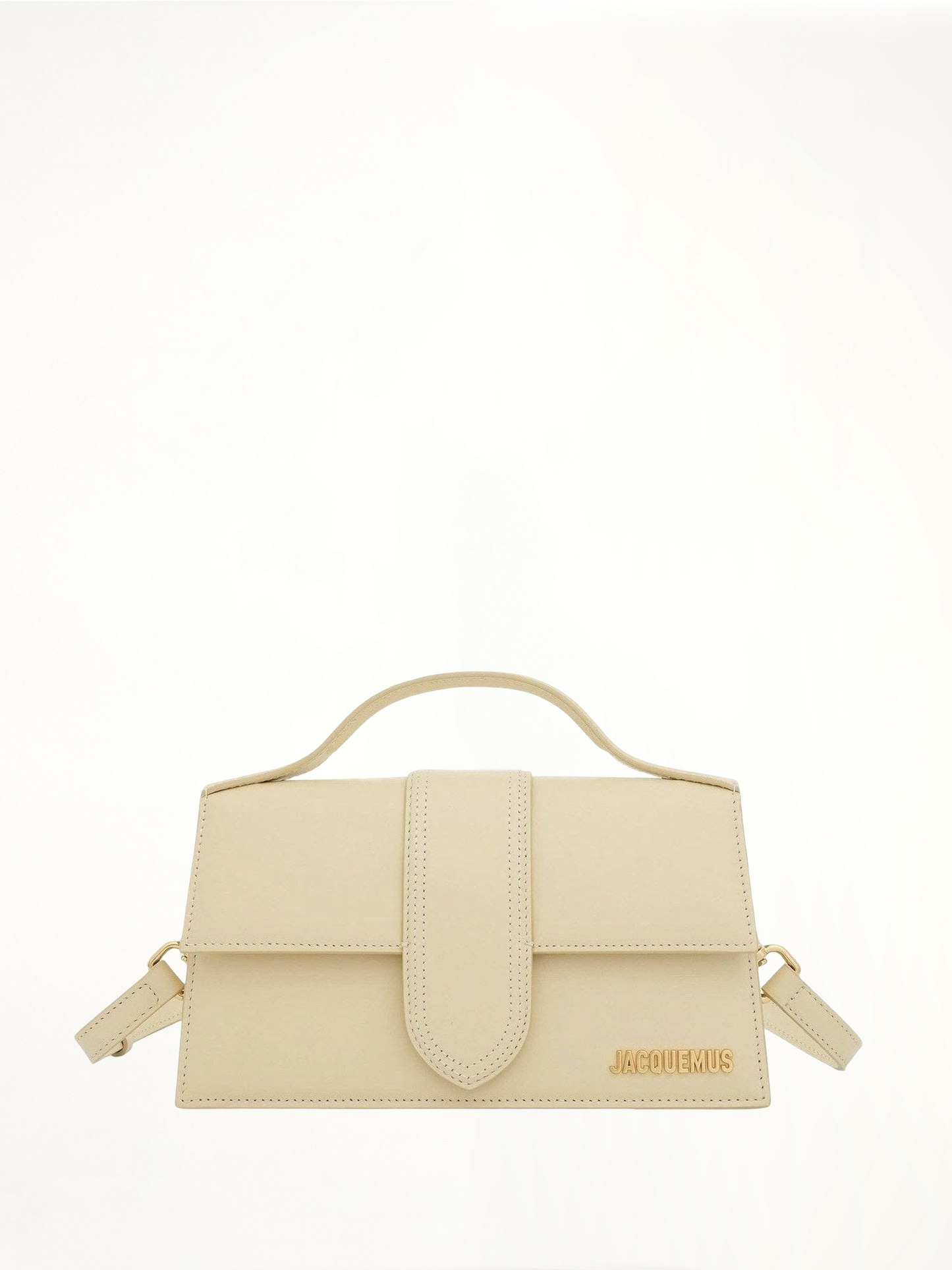 Le Grand Bambino Leather Bag in Ivory