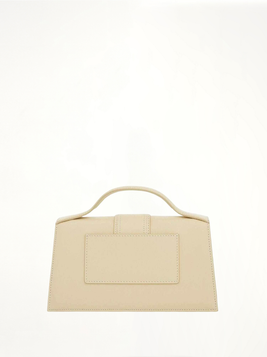 Le Grand Bambino Leather Bag in Ivory