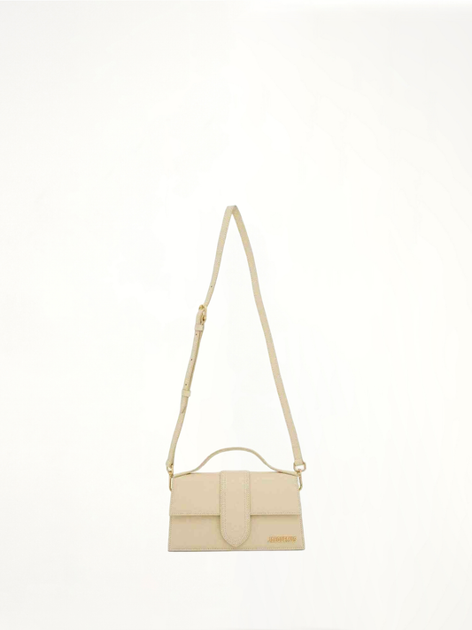 Le Grand Bambino Leather Bag in Ivory