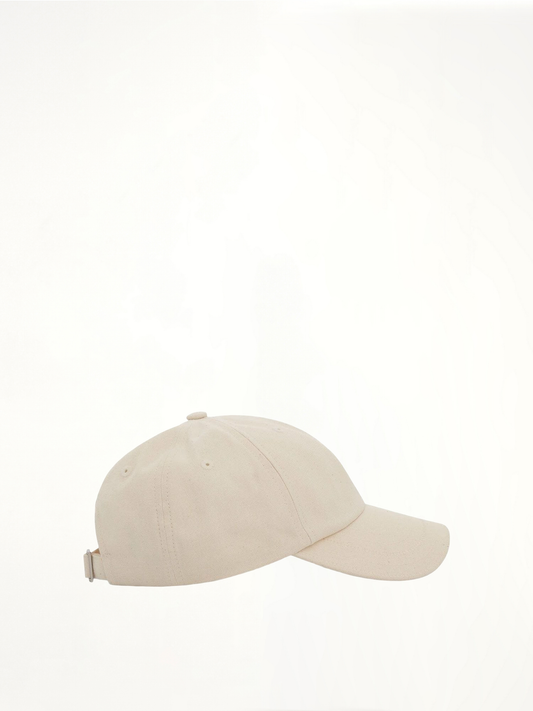 Jacquemus Signature Cap in Off-White