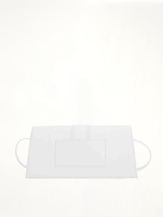 Le Bambino Long Leather Bag in White