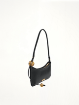 Le Bisou Perle Leather Bag in Black